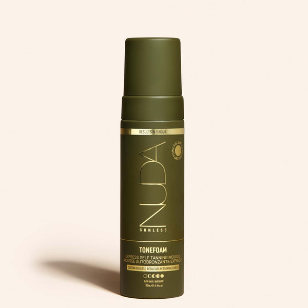 Mousse autobronzante correctrice de teinte Tonefoam Olive