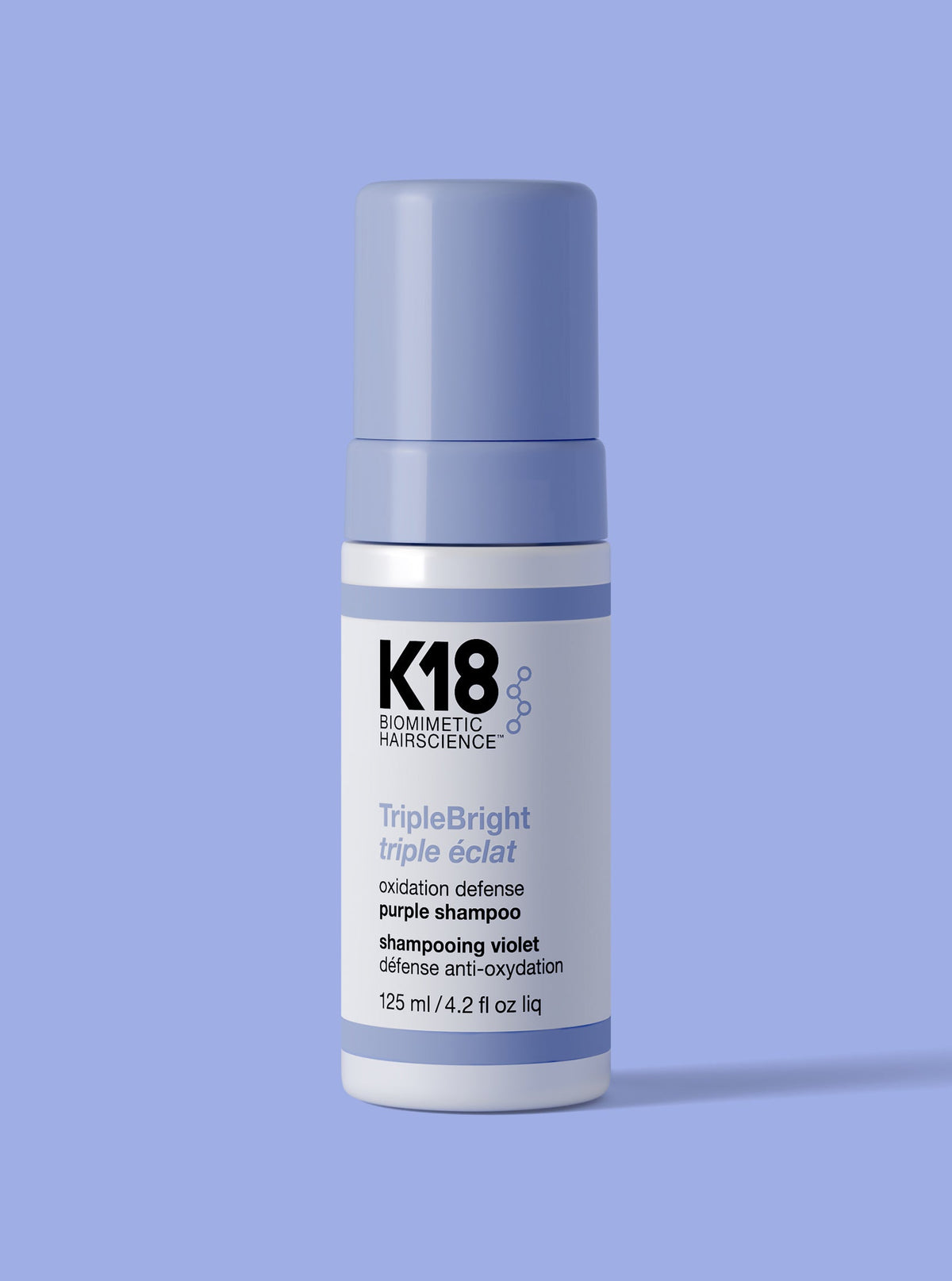 Triple Éclat Shampooing Violet K18 — bouteille
