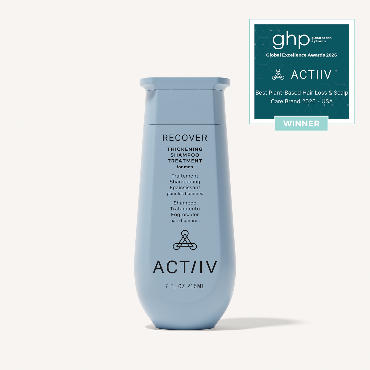 Recover Shampooing-Traitement Épaississant pour hommes ACTIIV — bouteille