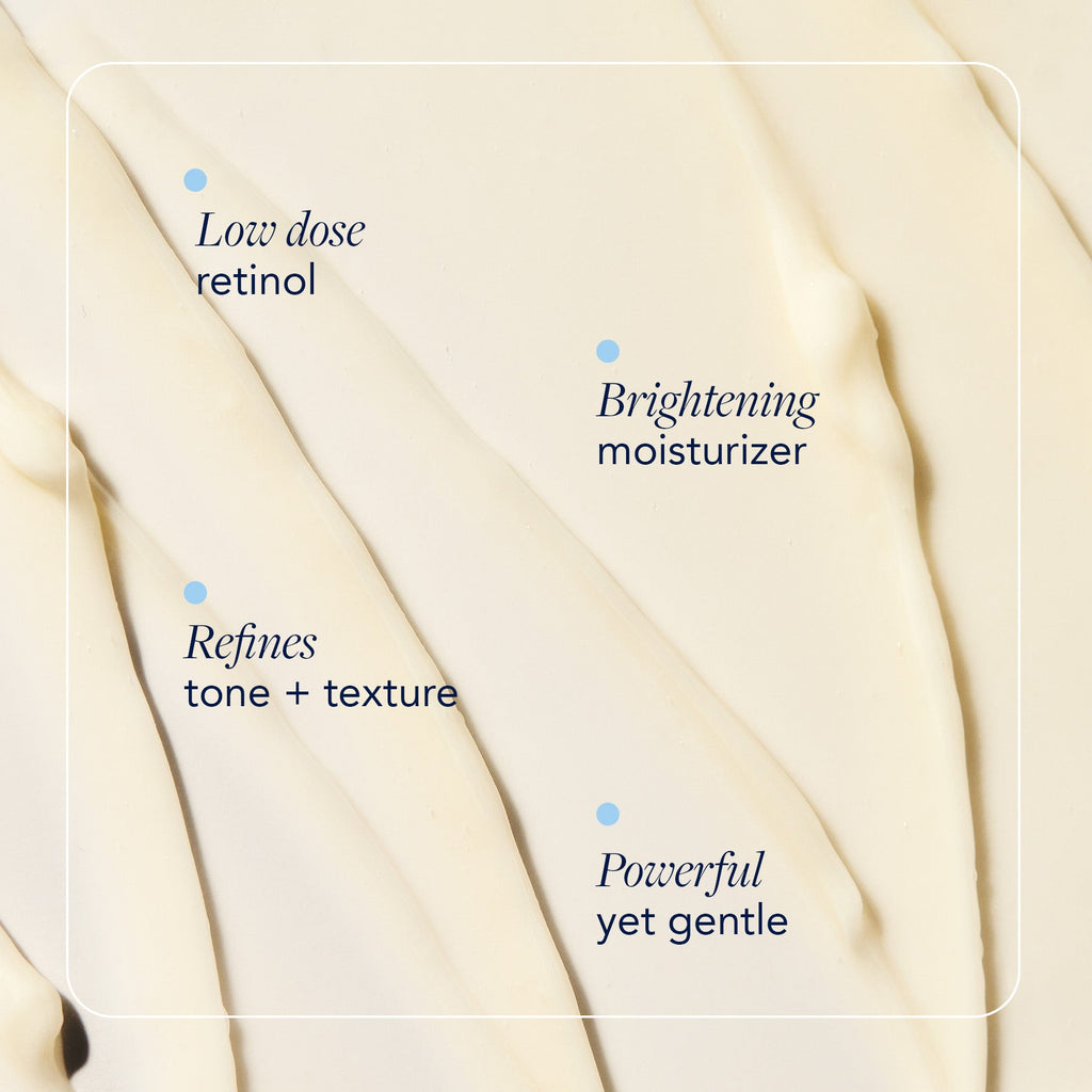 Texture de la AGELESS+ Crème Réparatrice Rétinol 0,3 %