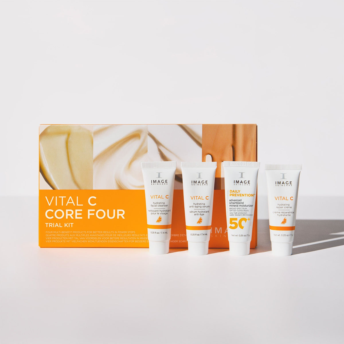 Trousse d'Essai VITAL C Core Four — contenu et boîte
