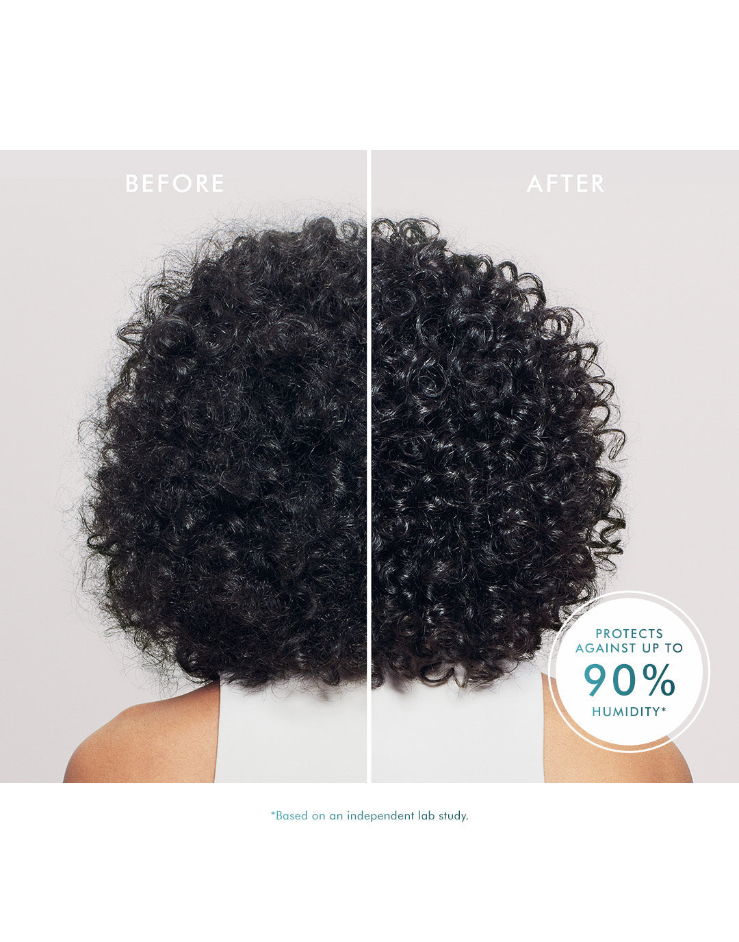 Brume Anti-Frisottis Moroccanoil — résultat sur boucles