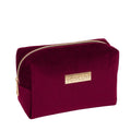 Pochette Rouge Velours Côtelé GM Collin