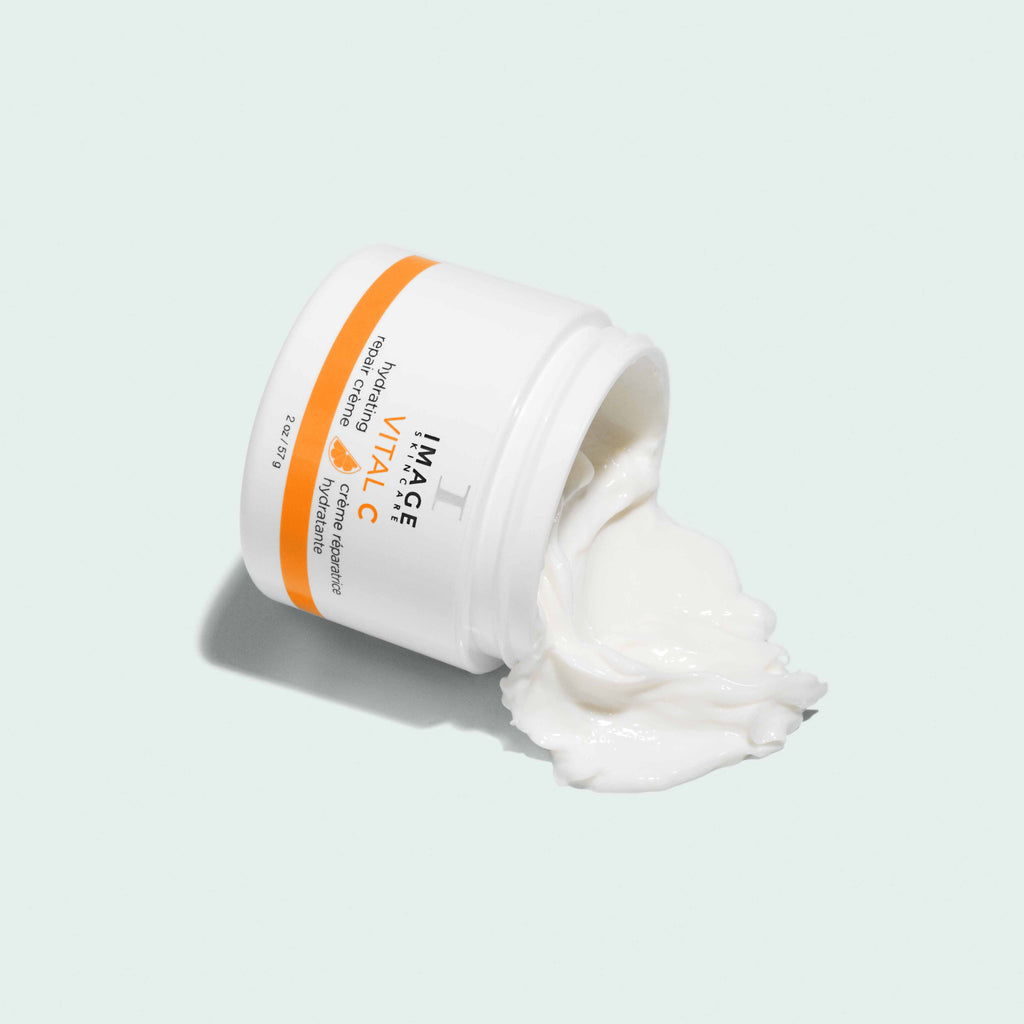 Texture de la Crème Réparatrice Hydratante VITAL C