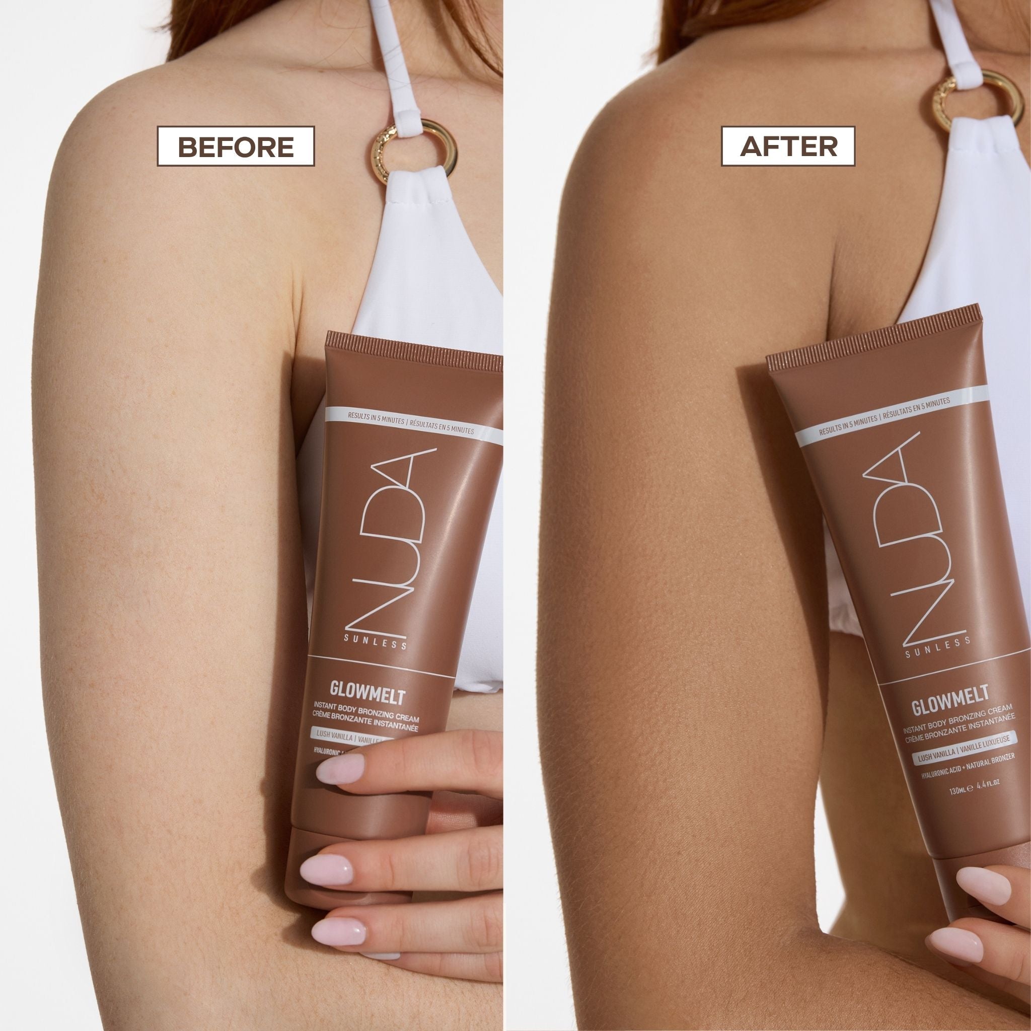 Crème Bronzante Instantanée Corps GlowMelt