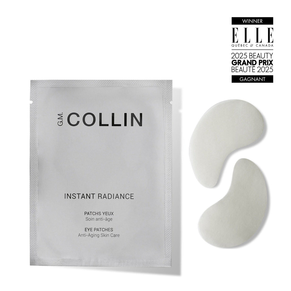 Coffret Regard neuf — Patchs Yeux Éclat Instantané GM Collin, enveloppe