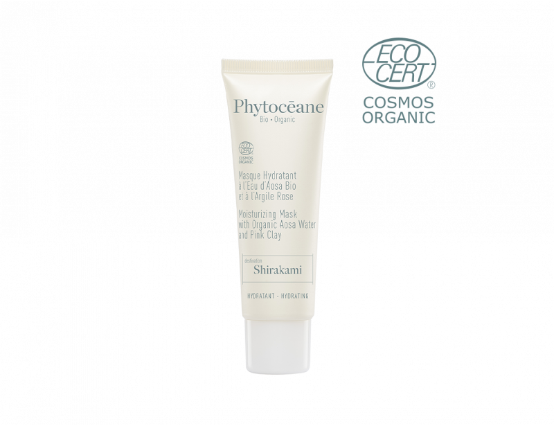 Masque Hydratant à l'Eau d'Aosa Bio et à l'Argile Rose