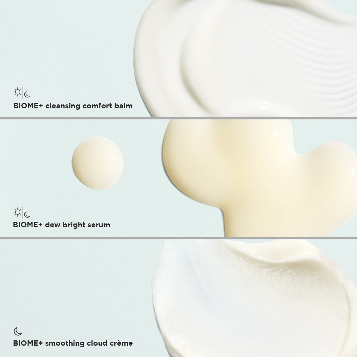 Trio Microbiome Essentials — textures